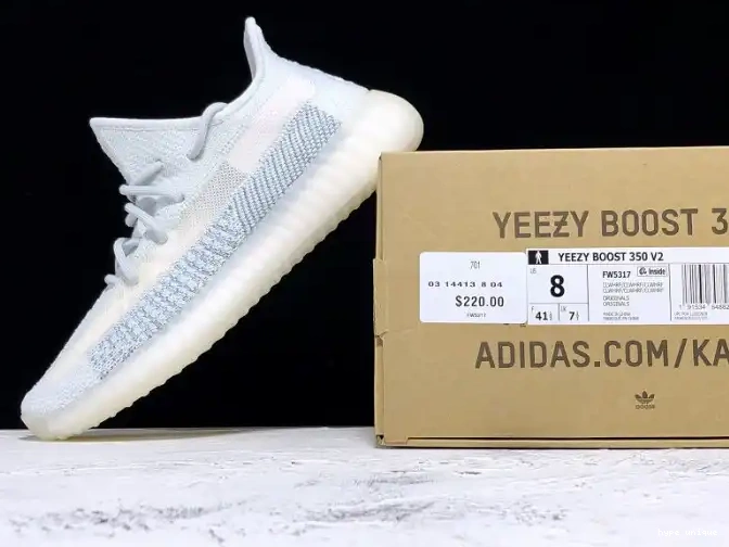 hype Adidas Yeezy White Boost FW5317 350 Reflective Cloud V2 0516